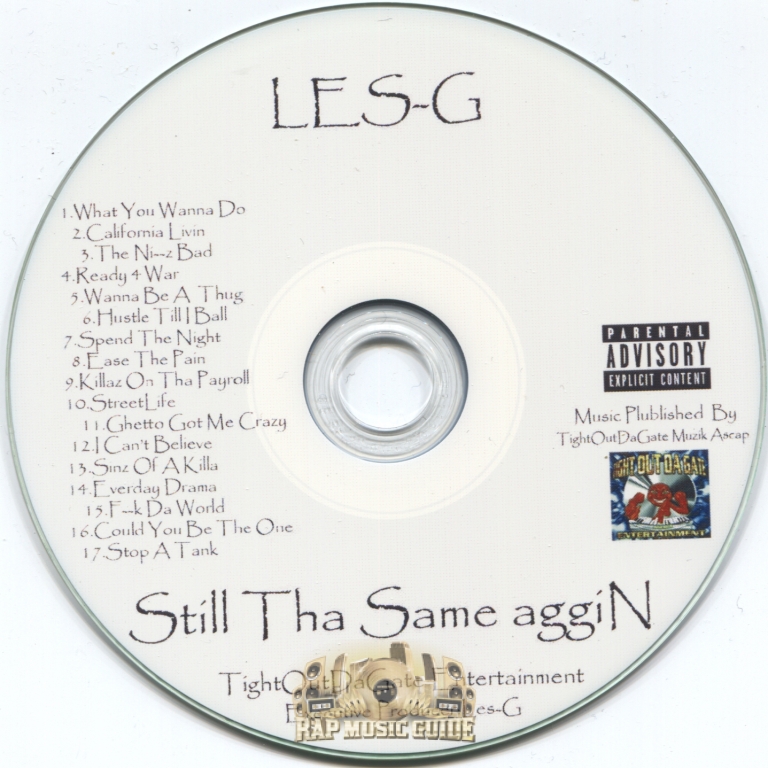 Les G. - Still Tha Same aggiN: Re-Release. CD | Rap Music Guide